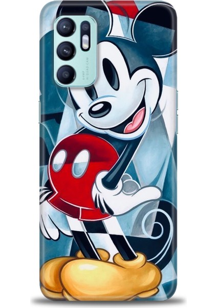 Oppo Reno 6 Ile Uyumlu Hd Baskılı Silikon (Ortasertlikte) Kılıf - 824