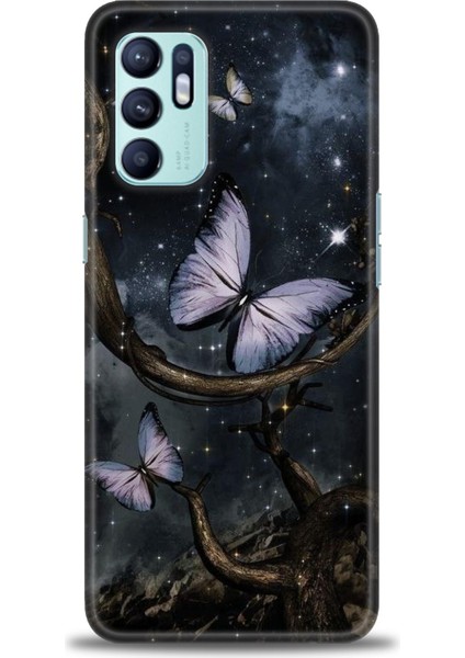Oppo Reno 6 Ile Uyumlu Hd Baskılı Silikon (Ortasertlikte) Kılıf - 1025
