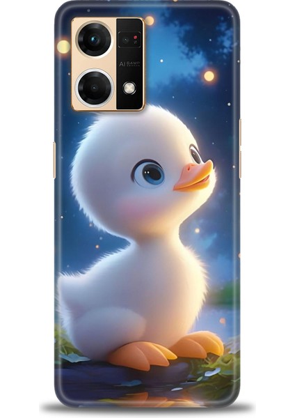 Oppo Reno 7 Ile Uyumlu Hd Baskılı Silikon (Ortasertlikte) Kılıf - 122