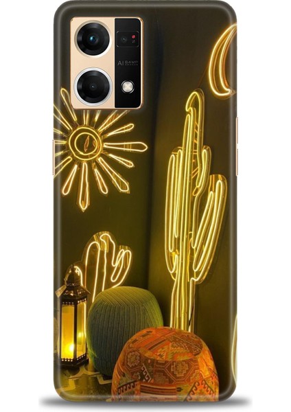 Oppo Reno 7 Ile Uyumlu Hd Baskılı Silikon (Ortasertlikte) Kılıf - 325