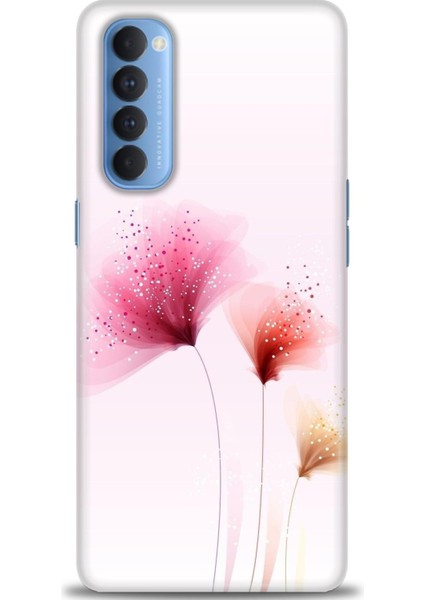 Oppo Reno 4 Pro Ile Uyumlu Hd Baskılı Silikon (Ortasertlikte) Kılıf - 749