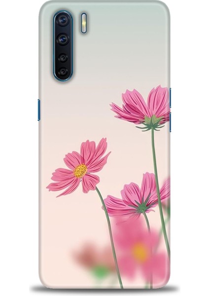 Oppo A91 Ile Uyumlu Hd Baskılı Silikon (Ortasertlikte) Kılıf - 975