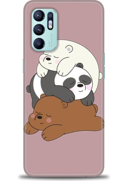 Oppo Reno 6 Ile Uyumlu Hd Baskılı Silikon (Ortasertlikte) Kılıf - 689