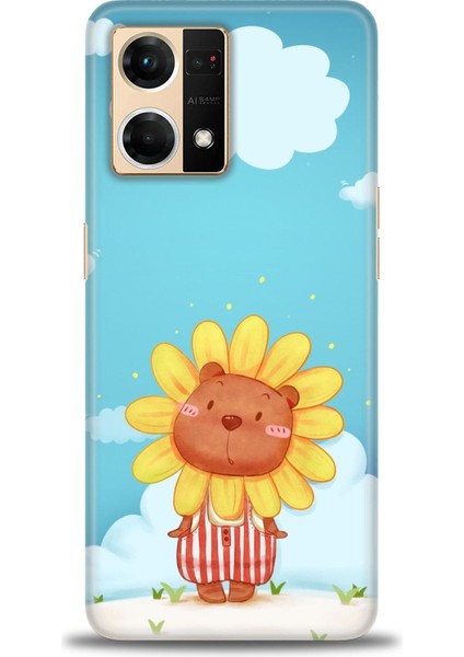 Oppo Reno 7 Ile Uyumlu Hd Baskılı Silikon (Ortasertlikte) Kılıf - 423
