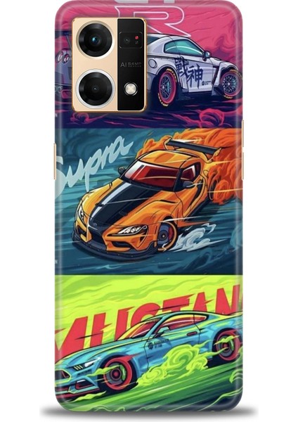 Oppo Reno 7 Ile Uyumlu Hd Baskılı Silikon (Ortasertlikte) Kılıf - 986