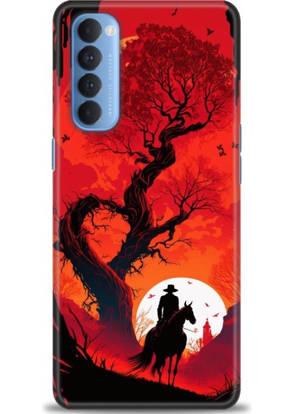 Oppo Reno 4 Pro Ile Uyumlu Hd Baskılı Silikon (Ortasertlikte) Kılıf - 887