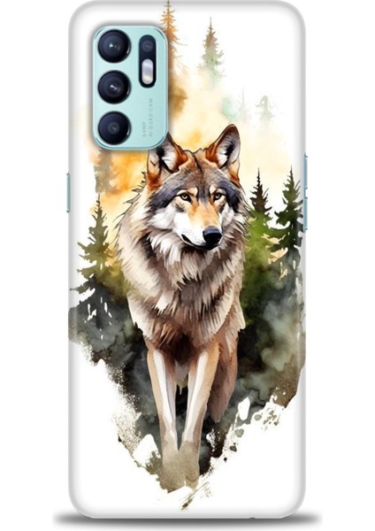 Oppo Reno 6 Ile Uyumlu Hd Baskılı Silikon (Ortasertlikte) Kılıf - 108