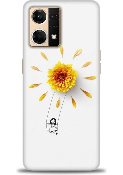 Oppo Reno 7 Ile Uyumlu Hd Baskılı Silikon (Ortasertlikte) Kılıf - 732
