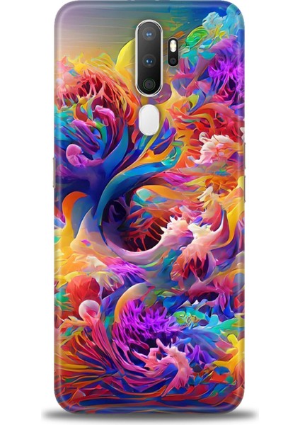 Oppo A5 2020 / A9 2020 Ile Uyumlu Hd Baskılı Silikon (Ortasertlikte) Kılıf - 805