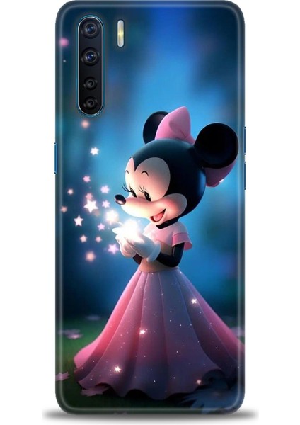 Oppo Reno 3 Ile Uyumlu Hd Baskılı Silikon (Ortasertlikte) Kılıf - 929