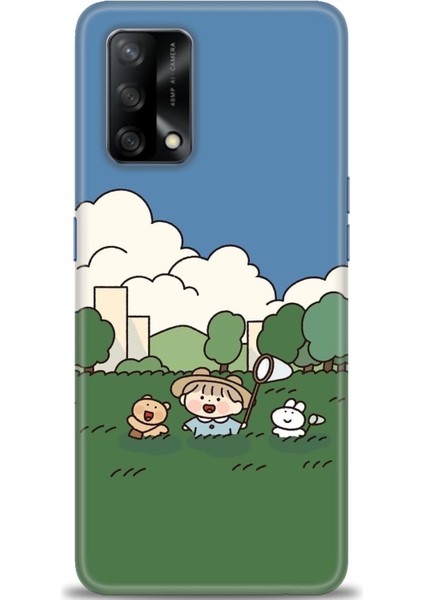 Oppo A74 Ile Uyumlu Hd Baskılı Silikon (Ortasertlikte) Kılıf - 450