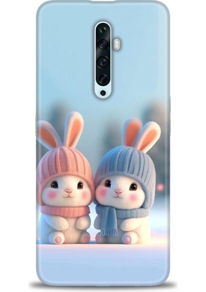 Oppo Reno 2z Ile Uyumlu Hd Baskılı Silikon (Ortasertlikte) Kılıf - 193