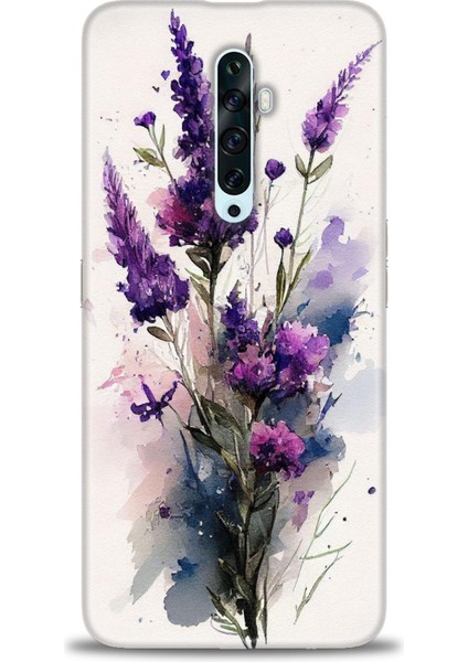 Oppo Reno 2z Ile Uyumlu Hd Baskılı Silikon (Ortasertlikte) Kılıf - 243