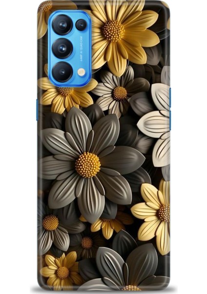 Oppo Reno 5 Pro Ile Uyumlu Hd Baskılı Silikon (Ortasertlikte) Kılıf - 526