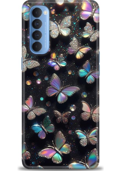 Oppo Reno 4 Pro Ile Uyumlu Hd Baskılı Silikon (Ortasertlikte) Kılıf - 184