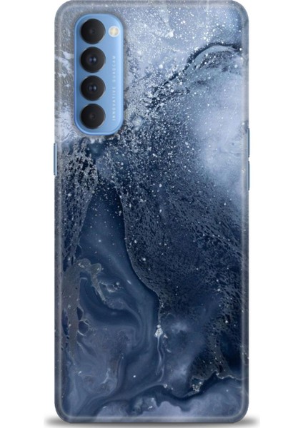 Oppo Reno 4 Pro Ile Uyumlu Hd Baskılı Silikon (Ortasertlikte) Kılıf - 405
