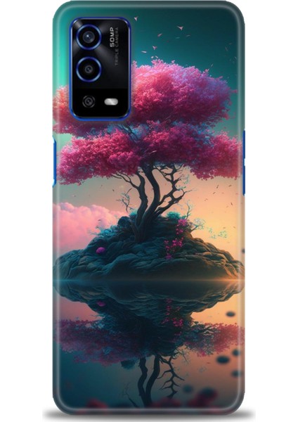 Oppo A55 / A16 Ile Uyumlu Hd Baskılı Silikon (Ortasertlikte) Kılıf - 877