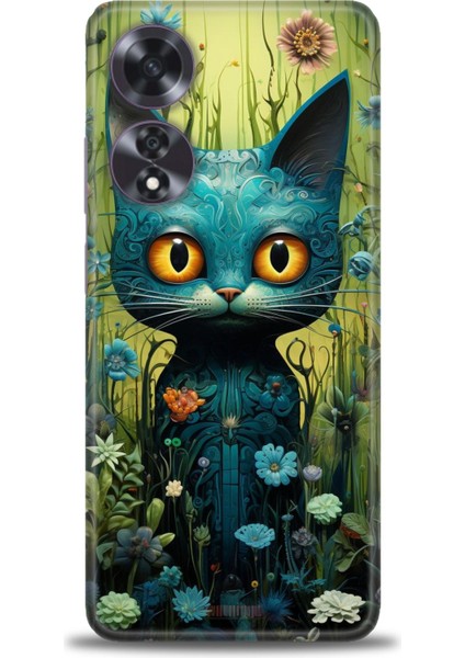 Oppo A60 Ile Uyumlu Hd Baskılı Silikon (Ortasertlikte) Kılıf - 127