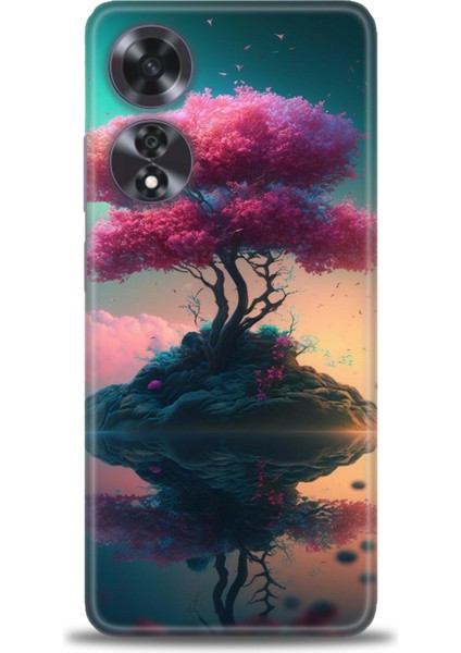 Oppo A60 Ile Uyumlu Hd Baskılı Silikon (Ortasertlikte) Kılıf - 877
