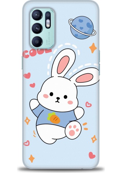 Oppo Reno 6 Ile Uyumlu Hd Baskılı Silikon (Ortasertlikte) Kılıf - 685