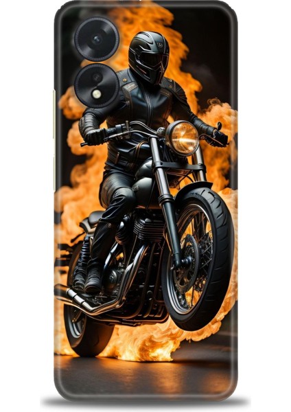 Oppo A38 Ile Uyumlu Hd Baskılı Silikon (Ortasertlikte) Kılıf - 571