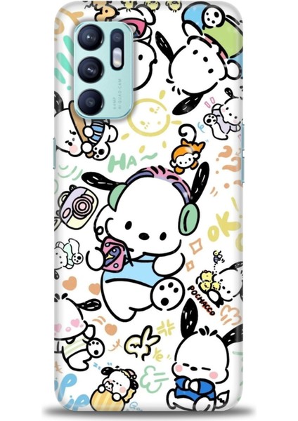 Oppo Reno 6 Ile Uyumlu Hd Baskılı Silikon (Ortasertlikte) Kılıf - 299