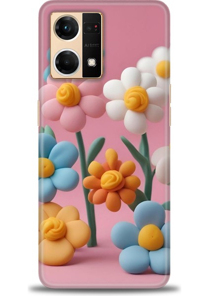 Oppo Reno 7 Ile Uyumlu Hd Baskılı Silikon (Ortasertlikte) Kılıf - 348