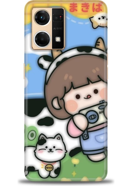 Oppo Reno 7 Ile Uyumlu Hd Baskılı Silikon (Ortasertlikte) Kılıf - 927