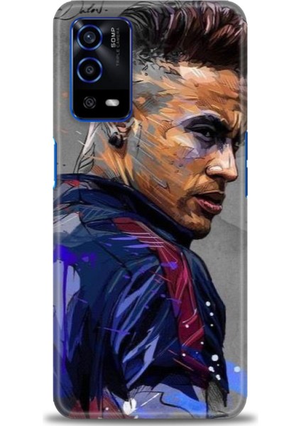Oppo A55 / A16 Ile Uyumlu Hd Baskılı Silikon (Ortasertlikte) Kılıf - 458