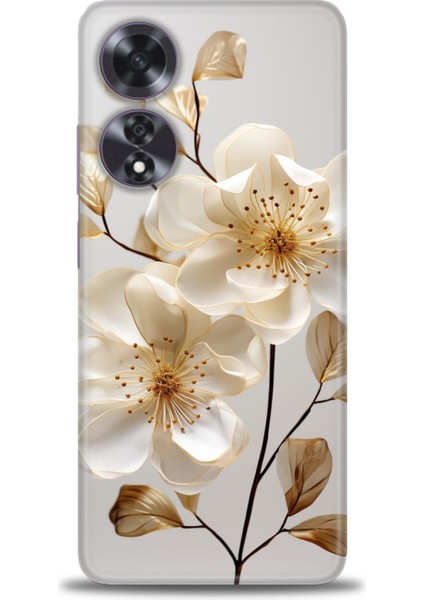Oppo A60 Ile Uyumlu Hd Baskılı Silikon (Ortasertlikte) Kılıf - 1049