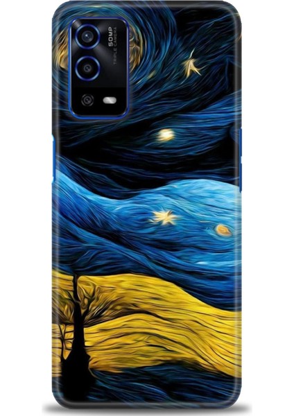 Oppo A55 / A16 Ile Uyumlu Hd Baskılı Silikon (Ortasertlikte) Kılıf - 721
