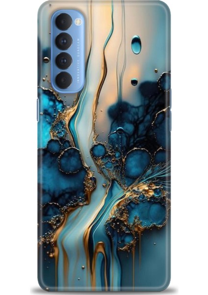 Oppo Reno 4 Pro Ile Uyumlu Hd Baskılı Silikon (Ortasertlikte) Kılıf - 224