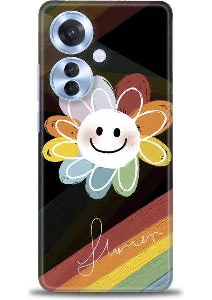 Oppo Reno 11F Ile Uyumlu Hd Baskılı Silikon (Ortasertlikte) Kılıf - 779