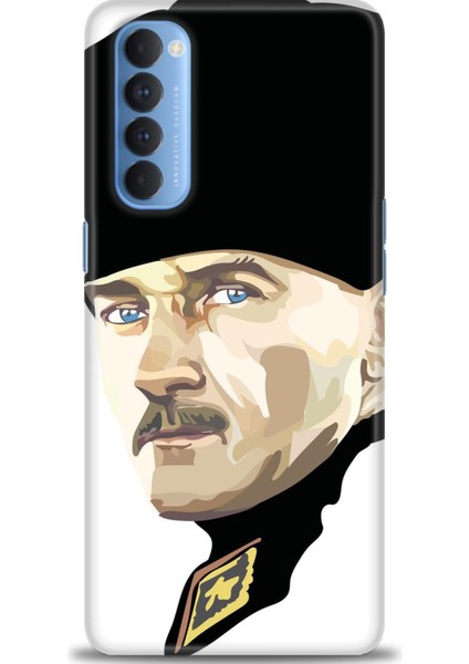 Oppo Reno 4 Pro Ile Uyumlu Hd Baskılı Silikon (Ortasertlikte) Kılıf - 1039