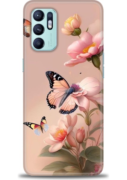 Oppo Reno 6 Ile Uyumlu Hd Baskılı Silikon (Ortasertlikte) Kılıf - 187