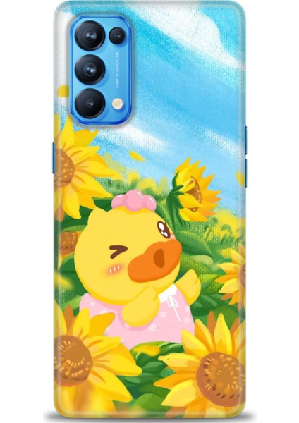 Oppo Reno 5 Pro Ile Uyumlu Hd Baskılı Silikon (Ortasertlikte) Kılıf - 832