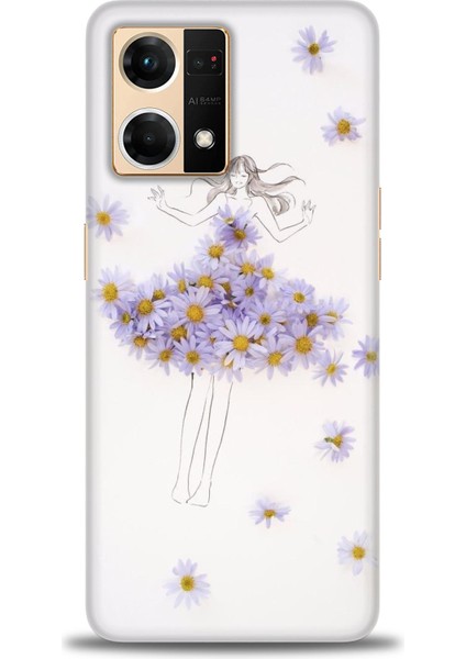 Oppo Reno 7 Ile Uyumlu Hd Baskılı Silikon (Ortasertlikte) Kılıf - 737