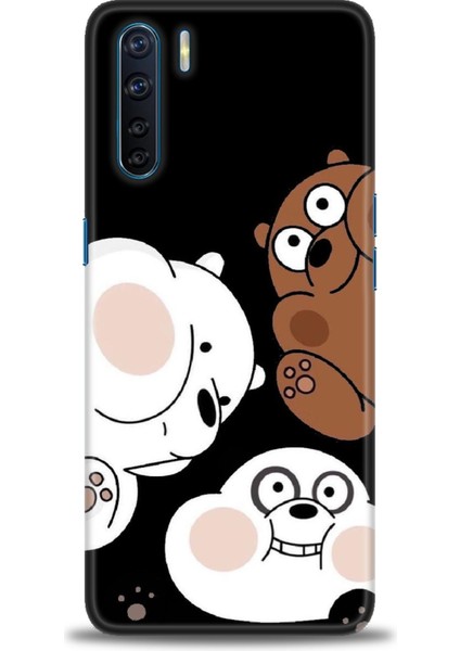 Oppo A91 Ile Uyumlu Hd Baskılı Silikon (Ortasertlikte) Kılıf - 131