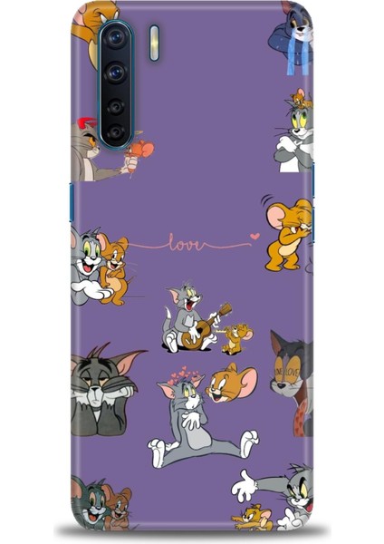Oppo A91 Ile Uyumlu Hd Baskılı Silikon (Ortasertlikte) Kılıf - 422