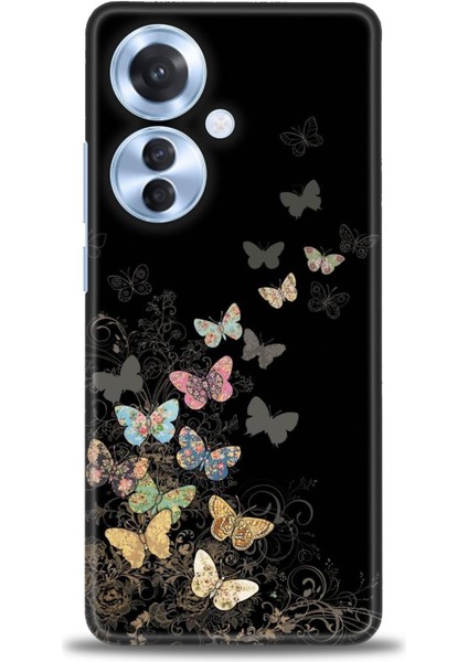Oppo Reno 11F Ile Uyumlu Hd Baskılı Silikon (Ortasertlikte) Kılıf - 524
