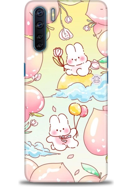 Oppo Reno 3 Ile Uyumlu Hd Baskılı Silikon (Ortasertlikte) Kılıf - 828