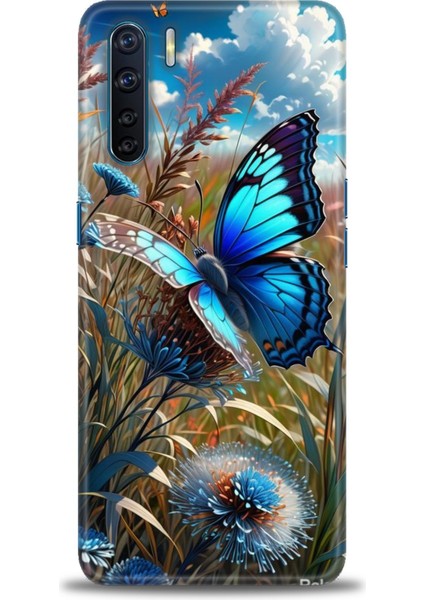 Oppo Reno 3 Ile Uyumlu Hd Baskılı Silikon (Ortasertlikte) Kılıf - 611