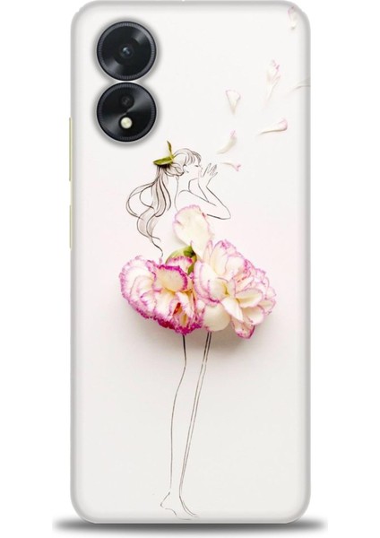 Oppo A38 Ile Uyumlu Hd Baskılı Silikon (Ortasertlikte) Kılıf - 738