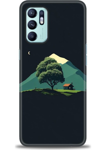 Oppo Reno 6 Ile Uyumlu Hd Baskılı Silikon (Ortasertlikte) Kılıf - 564