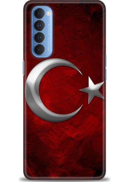 Oppo Reno 4 Pro Ile Uyumlu Hd Baskılı Silikon (Ortasertlikte) Kılıf - 1070