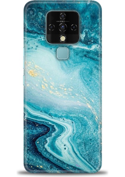 Tecno Camon 16 (CE7J) Ile Uyumlu Hd Baskılı Silikon (Ortasertlikte) Kılıf - 408