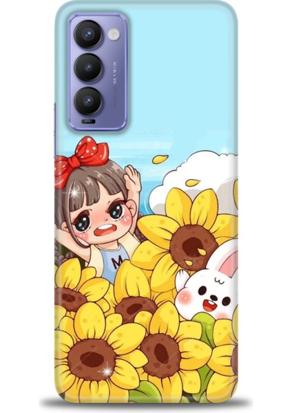 Tecno Camon 18 / 18P (CH6N - CH7N ) Ile Uyumlu Hd Baskılı Silikon (Ortasertlikte) Kılıf - 925