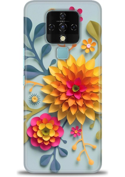 Tecno Camon 16 (CE7J) Ile Uyumlu Hd Baskılı Silikon (Ortasertlikte) Kılıf - 345