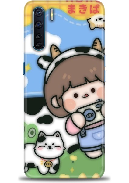 Oppo A91 Ile Uyumlu Hd Baskılı Silikon (Ortasertlikte) Kılıf - 927