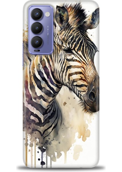 Tecno Camon 18 / 18P (CH6N - CH7N ) Ile Uyumlu Hd Baskılı Silikon (Ortasertlikte) Kılıf - 102